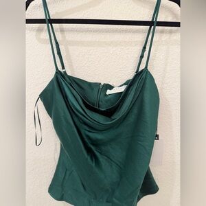 Astr emerald green holiday Top